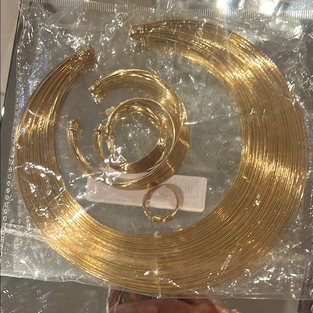 Elegant Gold Jewelry Set